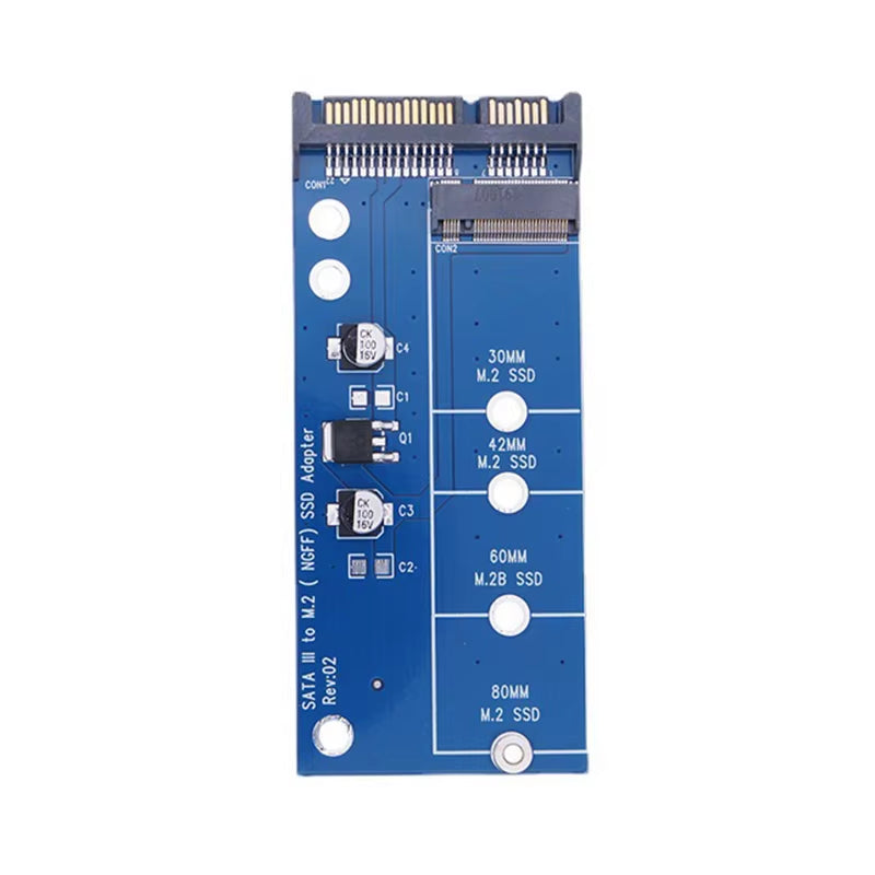 M.2 NGFF SSD to SATA 3 3.0 Adapter Card Converter B B&M Key Protocol Solid State Disk Drive 2230 2280 2242